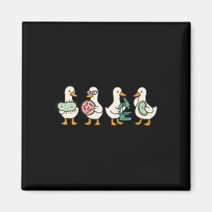 Lustiges Mikrobiologie Dummer Gans Biologie Lehrer Magnet