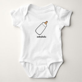 Lustiges Milkaholic Baby-Shirt Baby Strampler
