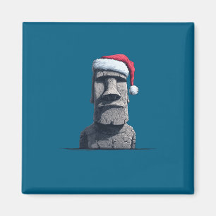 Lustiges Moai-Gesichtskostüm für die festliche Wei Magnet