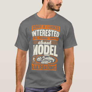 Lustiges Modellbahn Zug Sammler Geschenk T-Shirt