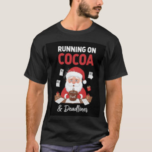 Lustiges modernes Weihnachts-T-Shirt Santa-Desig T-Shirt