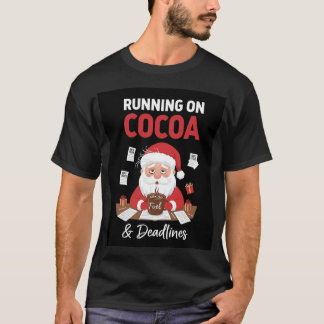 Lustiges modernes Weihnachts-T-Shirt | Santa-Desig T-Shirt