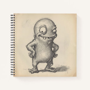 Lustiges Monster Notizbuch