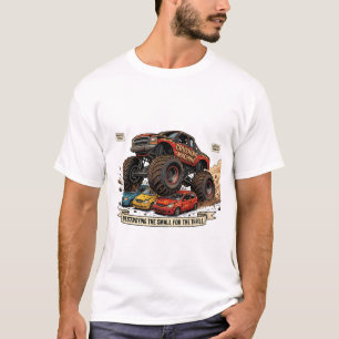 Lustiges Monster-Truck-Ersatzreifen-T-Shirt T-Shirt