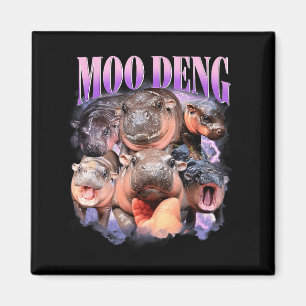 Lustiges Moo-deng Baby Zwerg Nilpferd Süß Zoo Für  Magnet
