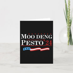 Lustiges Moo Deng Pesto 24 Pinguin Ba Karte