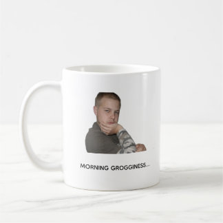 Lustiges Morgenkaffee-Stimmungs-Tassen-Meme-Design Kaffeetasse