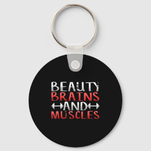Lustiges Motivations-Fitness-T-Shirt. Workout-Shir Schlüsselanhänger