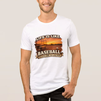 lustiges Motivationszitat - Das Leben ist wie Base Tri-Blend Shirt