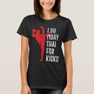 Lustiges Muay-Thai-Boxdesign und Kampfpsort MMA Ki T-Shirt