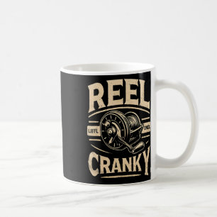 Lustiges mürrisches Angelrollenshirt Humor Fischer Kaffeetasse