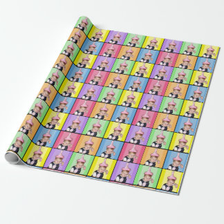 Lustiges mürrisches Baby-Packpapier Geschenkpapier