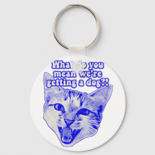 Lustiges mürrisches Katzen-Meme für Katzen- und Kä Schlüsselanhänger
