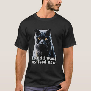 Lustiges mürrisches Katzen-Meme für Katzenbesitzer T-Shirt