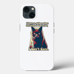 Lustiges mürrisches Katzen-Meme für Katzenliebhabe Case-Mate iPhone Hülle