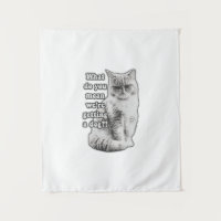Lustiges mürrisches Katzen-Meme für Katzenliebhabe