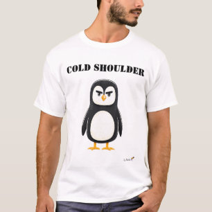 Lustiges, mürrisches Pinguin-T-Shirt mit kalter Sc T-Shirt