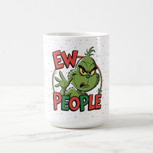 Lustiges mürrisches Weihnachts-“Ew People”-Cartoon Kaffeetasse