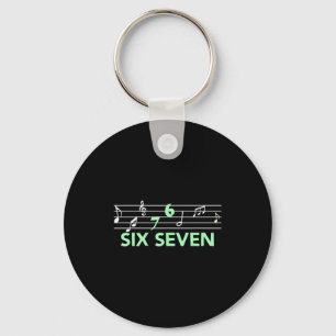 Lustiges Musical 67 Musik Meme Slang Six Seven Mus Schlüsselanhänger