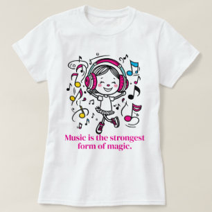 Lustiges musikalisches Grafik-T-Shirt T-Shirt