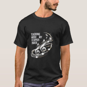 Lustiges Musiklehrer T-Shirt-Design T-Shirt