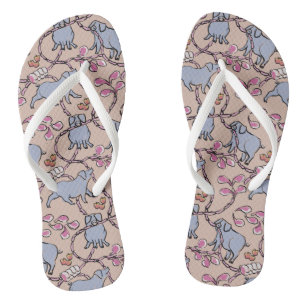Lustiges Muster Chinesisches Schwein Jahr alte P F Flip Flops