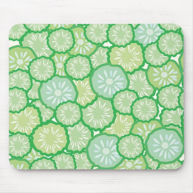 Lustiges Muster der Gurke Mousepad (Vorne)