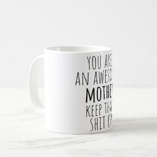 lustiges Muttergeschenk von Tochter Sohn und Kinde Kaffeetasse