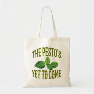 Lustiges Nahrungsmittelwortspiel - das Pestos, zum Tragetasche