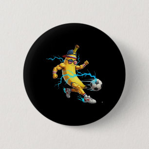 Lustiges Nana-Fußballspieler-T-Shirt Cool Usa Spor Button