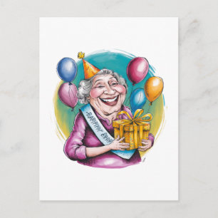 Lustiges Nana-Geburtstagsgeschenk Feiertagspostkarte