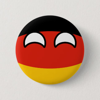 Lustiges neigendes Geeky Deutschland Countryball Button