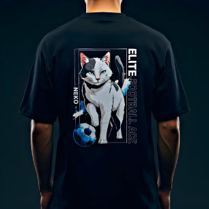Lustiges Neko-Katzenliebhaber-Geschenk – Anime-Kat Tri-Blend Shirt