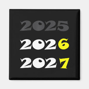 Lustiges Neues Jahr 2026 Sechs Sieben 67 Meme  Magnet