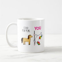 Lustiges Neues-Mama-Einhorn