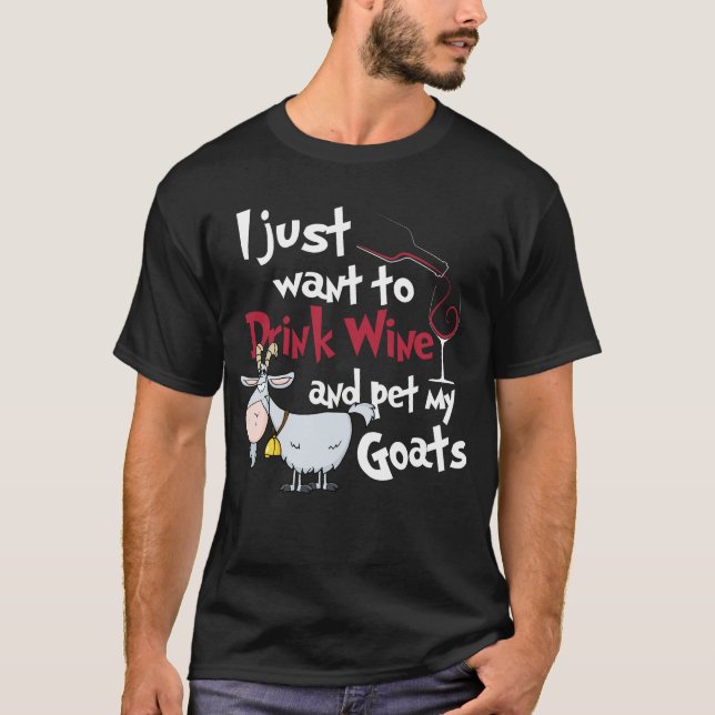 Lustiges Neuheits-Geschenk für Ziegen-Liebhaber T-Shirt (Vorderseite)