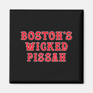 Lustiges New England Bostons Wicked Ah Magnet