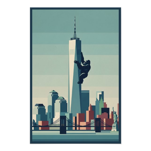 Lustiges New York Poster (Vorderseite)