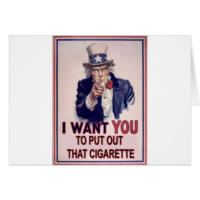 lustiges Nichtraucherzeichen (Vorderseite (Horizontal))