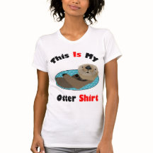 Lustiges niedliches dieses ist mein Otter-Shirt