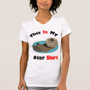 Lustiges niedliches dieses ist mein Otter-Shirt T-Shirt
