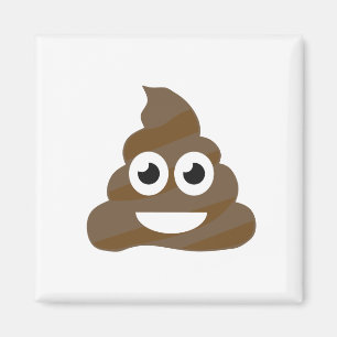Lustiges niedliches kacken Emoji Magnet