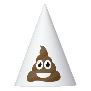 Lustiges niedliches kacken Emoji Partyhütchen
