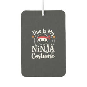 Lustiges Ninja-Kostüm Halloween-Design_1 Autolufterfrischer