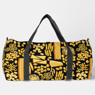 lustiges Nudelmuster Duffle Bag
