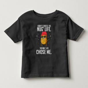 Lustiges Nug Leben-Entwurfs-Huhn-Nugget Kleinkind T-shirt