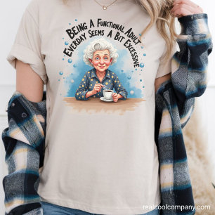 Lustiges Oma T-Shirt - Funktionale Nana Tri-Blend Shirt