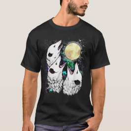 Lustiges Opossum-Mond Süßes schreiendes Possum-Shi T-Shirt