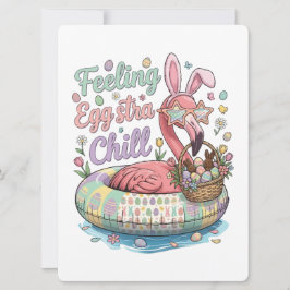Lustiges Oster-Flamingo-Gefühl Eggstra Chill Cute
