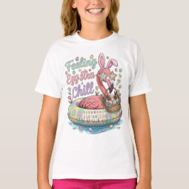 Lustiges Oster-Flamingo-Gefühl Eggstra Chill Cute T-Shirt